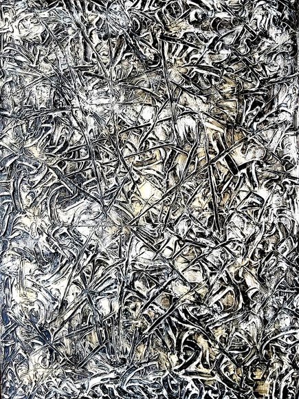 Black Is Beautiful  120-90 Acryl / Haptik