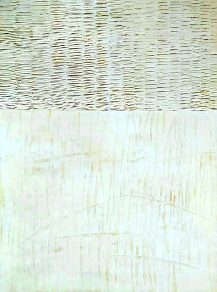 Calm In White  120-90 Acryl / Haptik