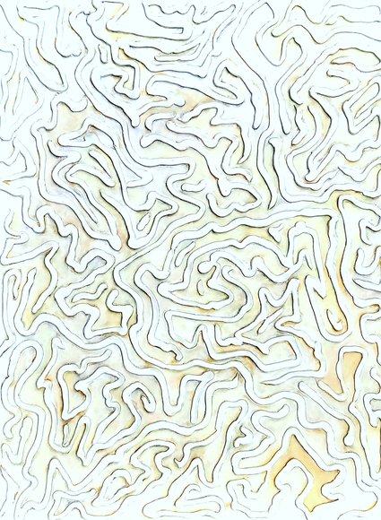 Curly Threads I   Acryl / Haptik