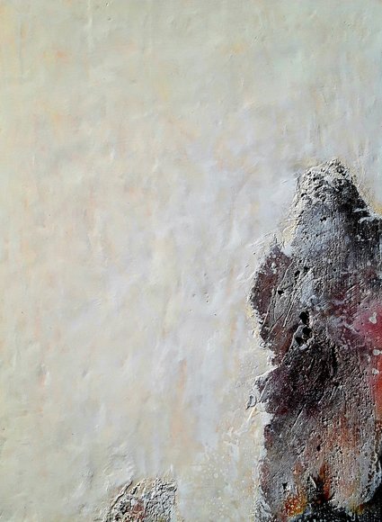 Fragmente 120-90  Acryl Mischtechnih / Haptik