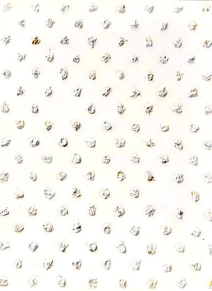 Order In White  120-90 Acryl / Haptik / Blattgold