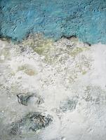 Summertime II  Acryl / Haptik aus Champagner-Kreide und Collage