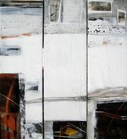 Triptychon  Acryl / Mischtechnik / Collage aus selbstgefertigten Drucken